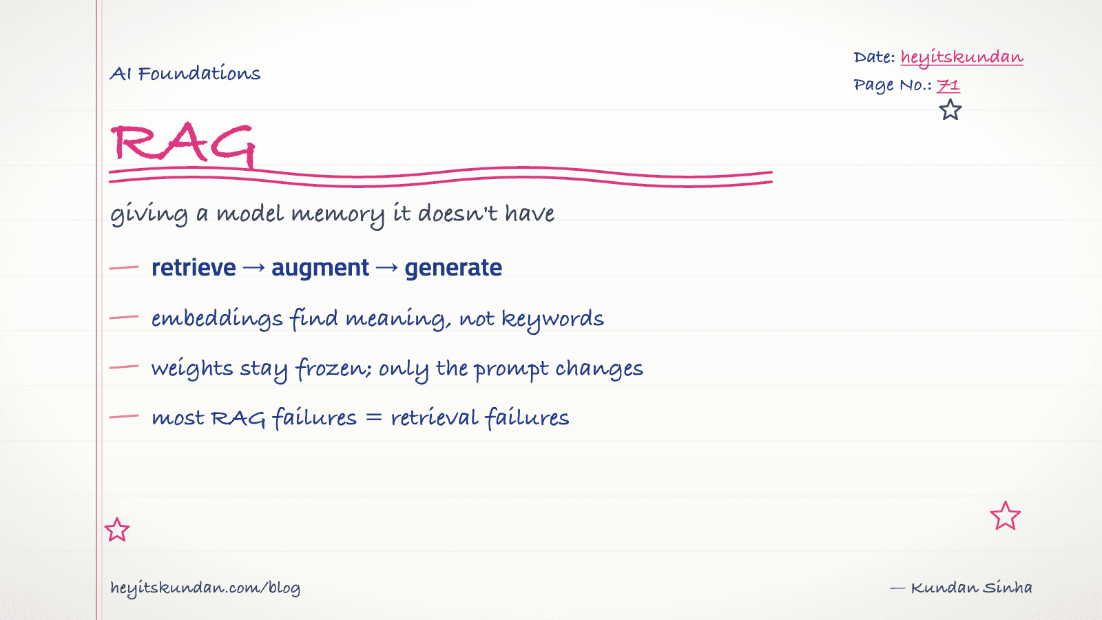 RAG: giving a model memory it doesn't have